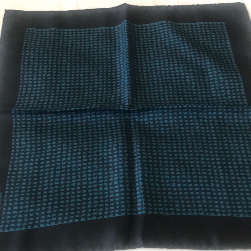 Mens Hermes silk pocket square